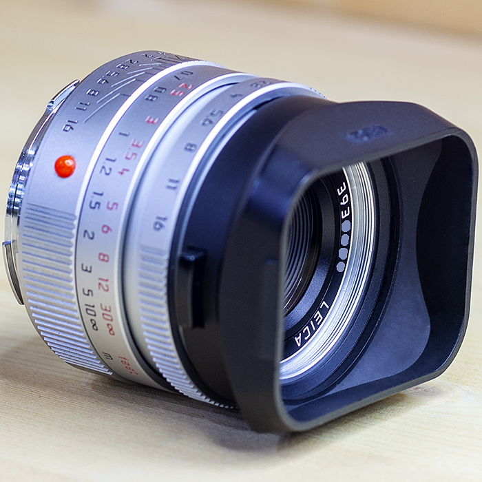 라이카 Leica Summicron-M 35mm F1:2 ASPH.E39 Silver (박스세트.후드.케이스)/98%