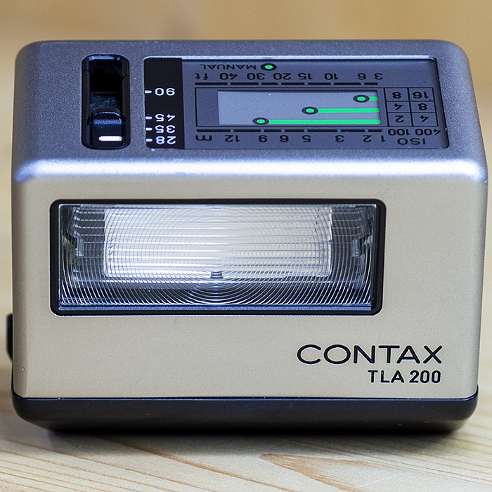 콘탁스 Contax TLA200 Shoe Mount Flash 콘탁스 G1,G2용(박스세트.케이스)/95%