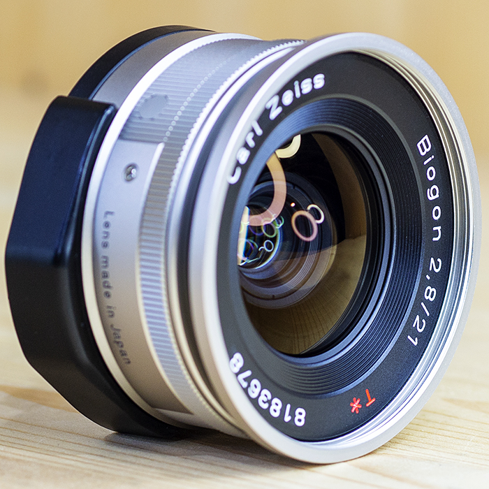 콘탁스 Contax G용 Biogon 21mm F1:2.8 T* (화인더,케이스포함) /97%