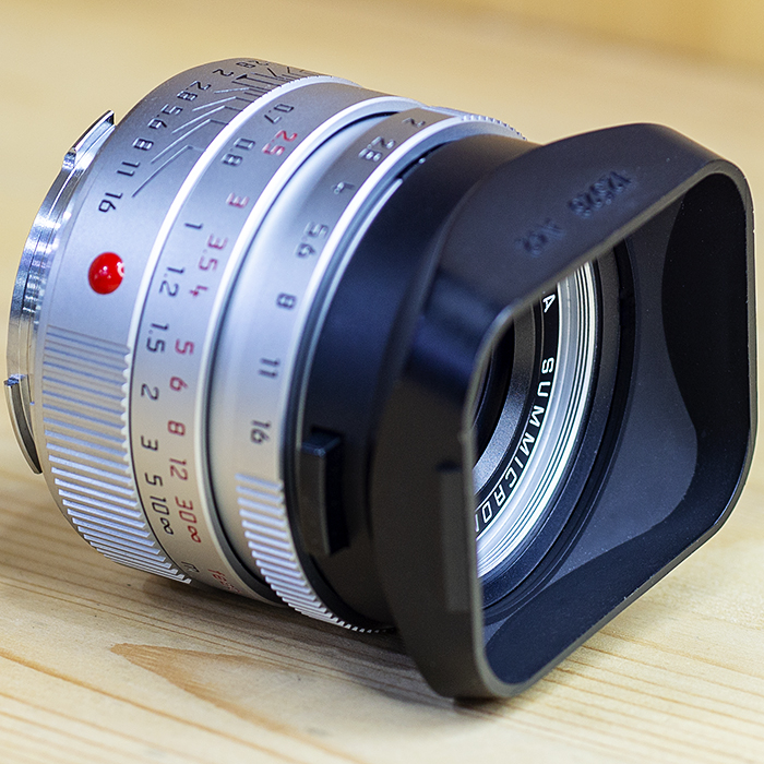 라이카 Leica Summicron-M 35mm F1:2 ASPH 6bit.E39 Silver.후드/98%