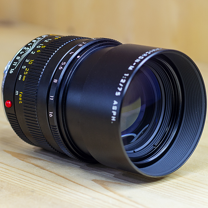 라이카 Leica APO Summicron-M 75mm 1:2 ASPH. 6Bit .49mmUVII필타/97%