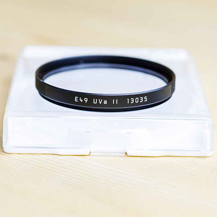 라이카 Leica E49 UVa II 13035 Filter 필터 49mm 블랙 /98%