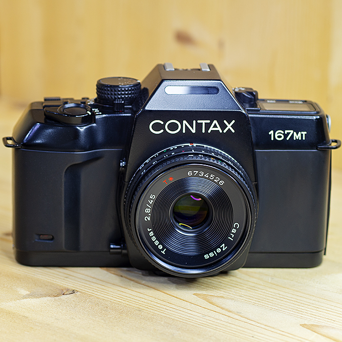 콘탁스 Contax 167MT +Tessar45mmF2.8+D-7data back /95%