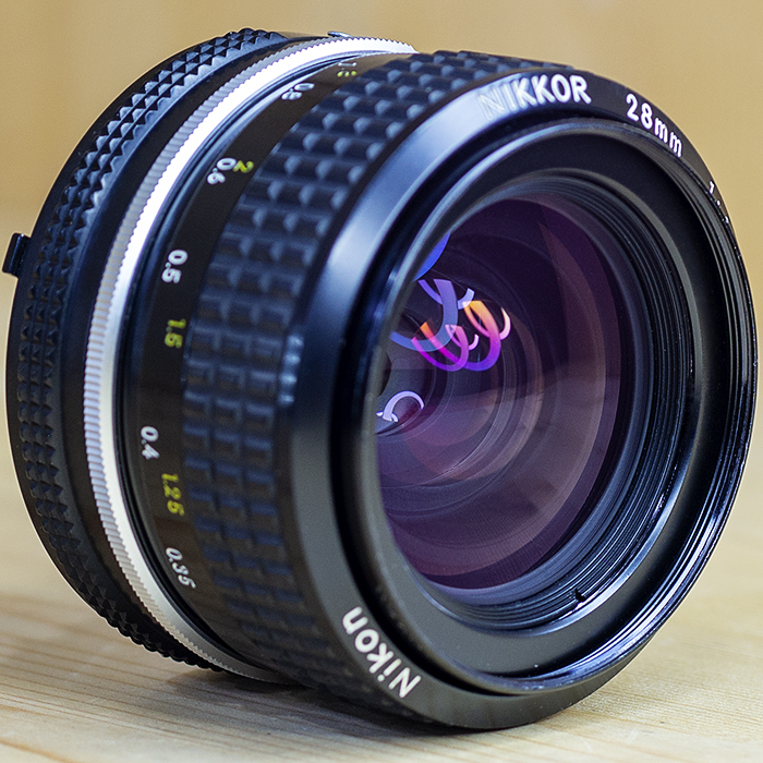 니콘 Nikon MF NIKKOR 28mm 1:2.8ai /95%