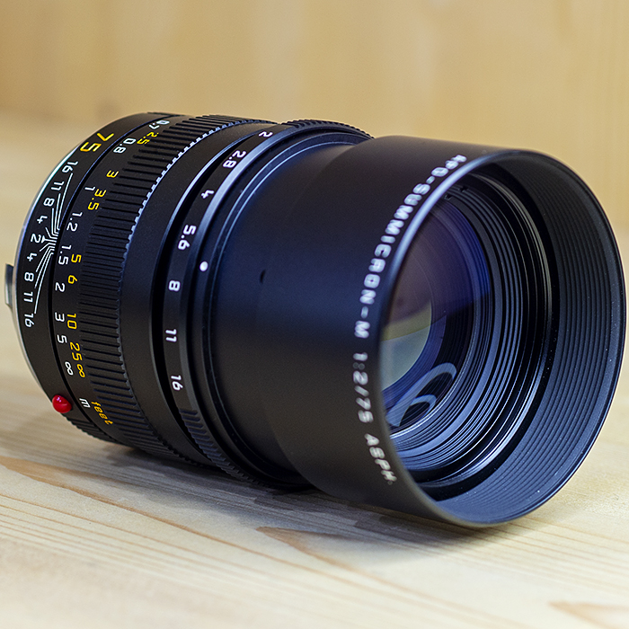 라이카 Leica APO Summicron-M 75mm 1:2 ASPH. 6Bit .케이스/98%